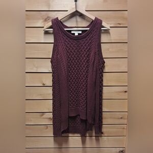 Michael Kors Deep Red Knit Top